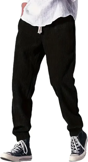 Men Joggers Comfort Fit Joggers Sweatpant with Pockets Running Gym Outdoor Sport Pull-On Pant Soft Jogging