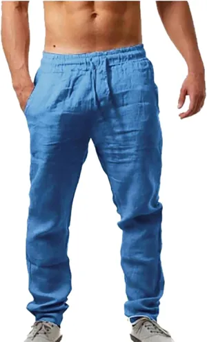 Men Joggers Loose Fit Joggers Sweat Pants with Pocket Sport Track Lounge Pant Comfortable Soft Jogging Bottoms