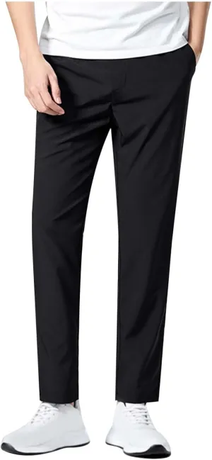 Men Joggers Loose Fit Joggers Sweat Pants with Pocket Sport Track Lounge Pant Comfortable Soft Jogging Bottoms