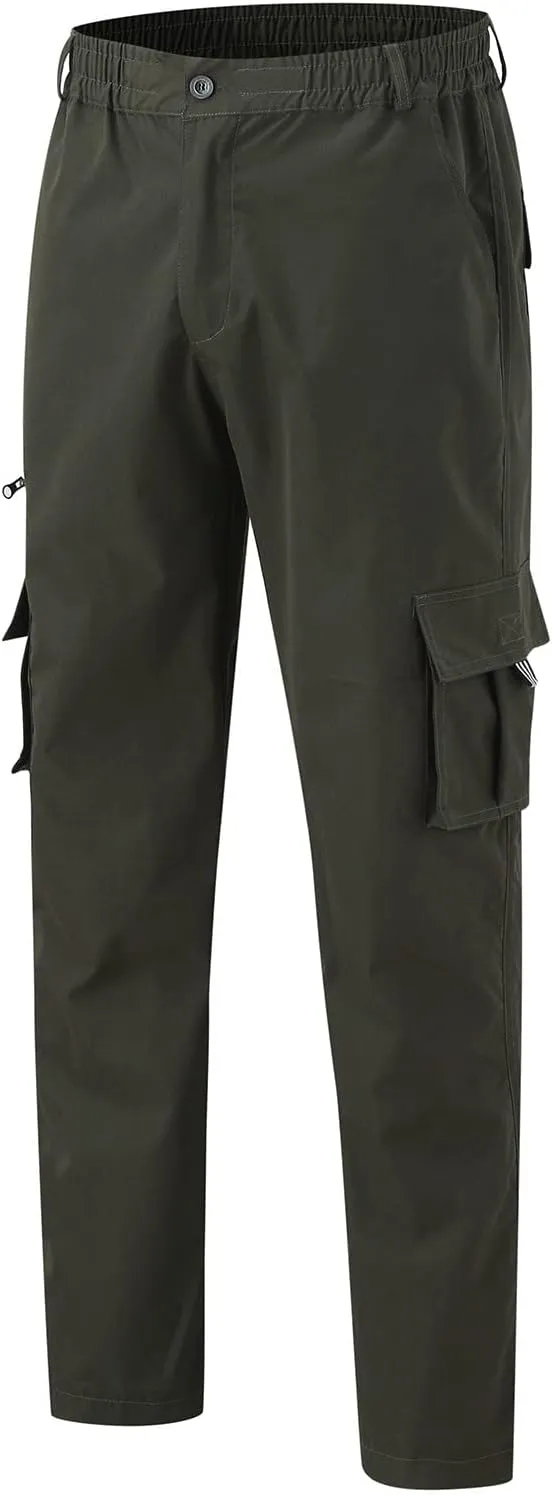 Men Jogging Bottoms Pants Casual Breathable Joggers Outdoor Sweatpants Elasticated Waist Cargo Pant