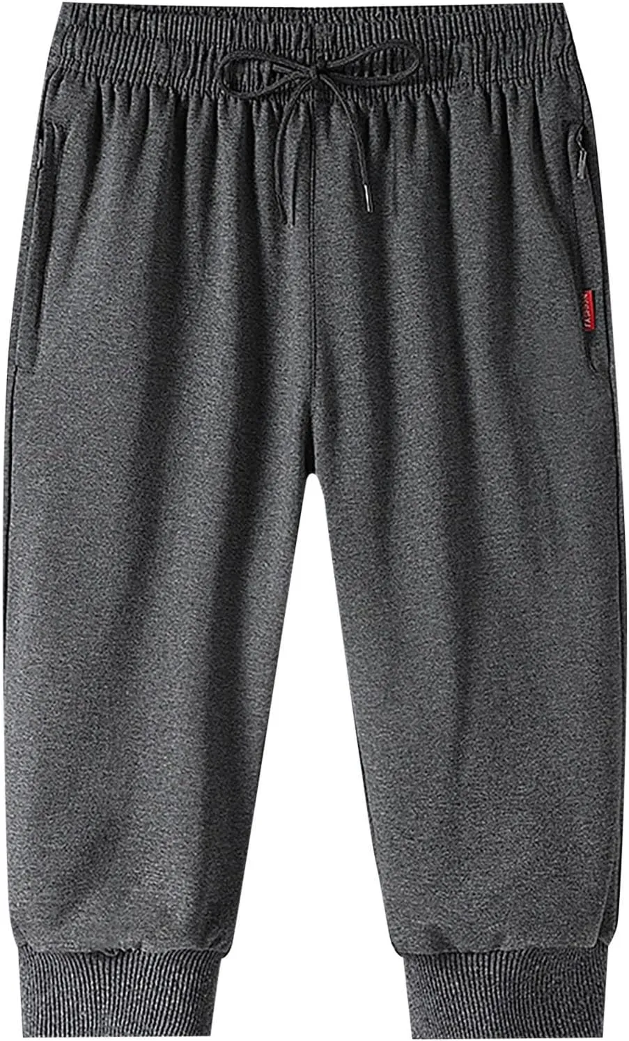 Men Pants Casual Jogger Work Wear Sweatpants with Multiple Pockets Drawstring Waist Cargo Chino Pant
