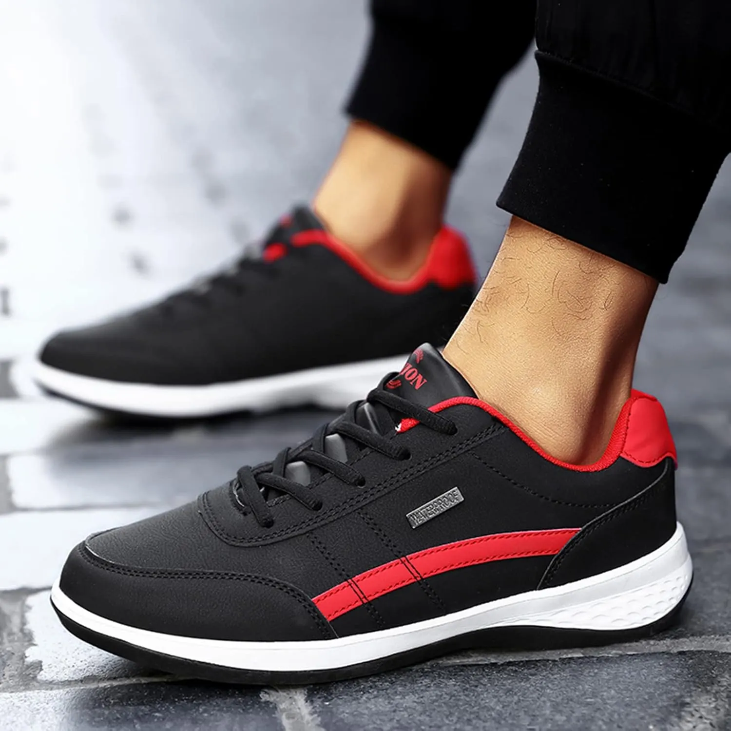 Men Wedge Heel Soft Sole Soft Sole Round Toe Breathable Running Western Shoes Sneaker Rack for Men Bedroom Shoes