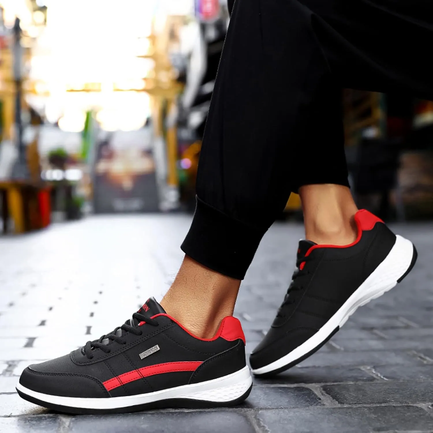 Men Wedge Heel Soft Sole Soft Sole Round Toe Breathable Running Western Shoes Sneaker Rack for Men Bedroom Shoes