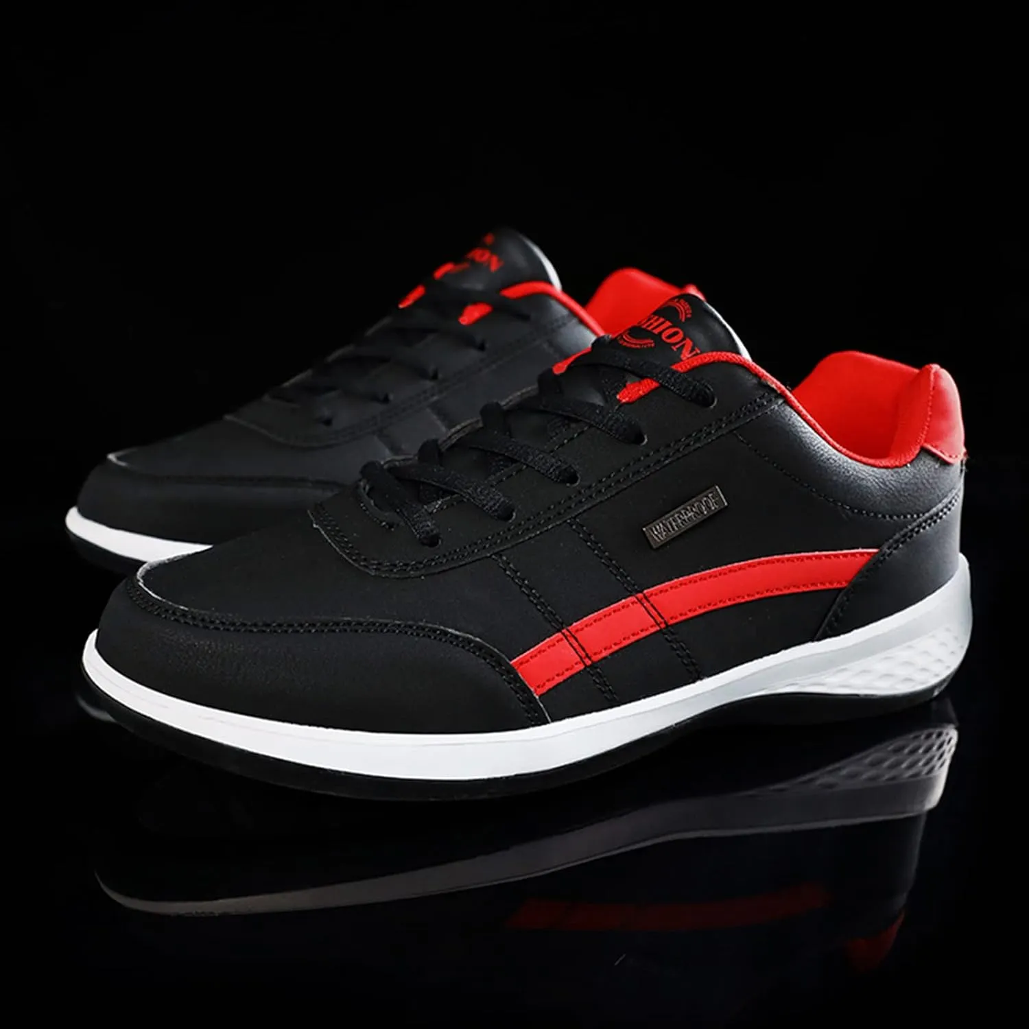 Men Wedge Heel Soft Sole Soft Sole Round Toe Breathable Running Western Shoes Sneaker Rack for Men Bedroom Shoes