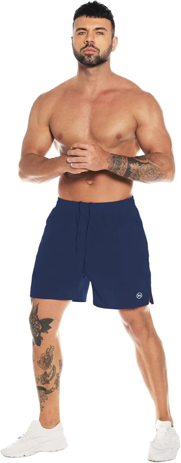 Men's Athletic Running Shorts Quick Dry Workout Shorts Lightweight Sports Gym Basketball Shorts Hiking