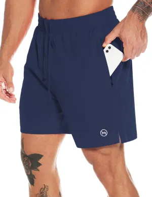 Men's Athletic Running Shorts Quick Dry Workout Shorts Lightweight Sports Gym Basketball Shorts Hiking