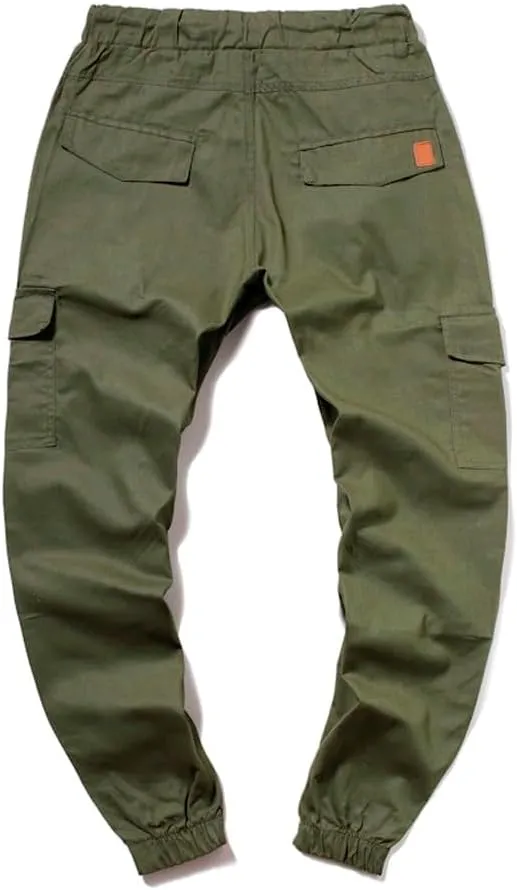 Men's Athletic Running Sweatpants Mens Pocket Trousers Beam Drawstring Men's Pants Men's Athletic Running Sweatpants