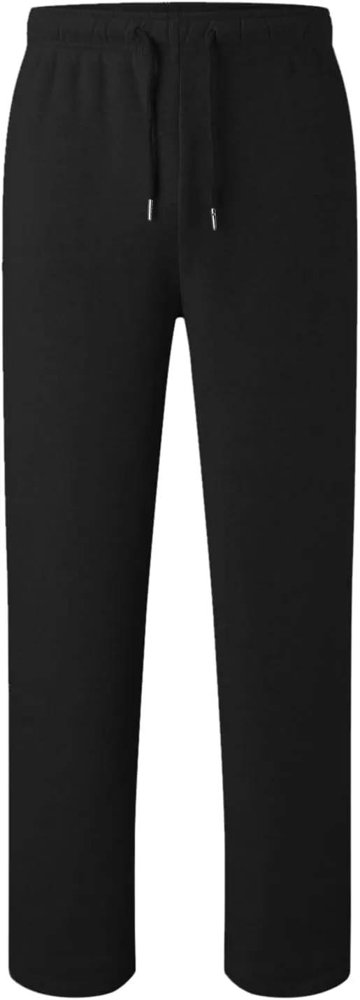 Men's Cargo Combat Work Pant Workwear Jogger Leisure Soft Sweatpants Loose Fit Open Hem Pant Long Pants