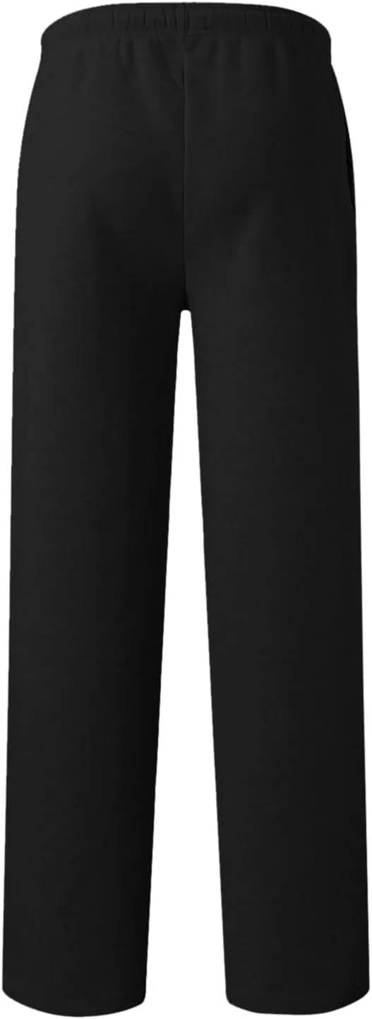 Men's Cargo Combat Work Pant Workwear Jogger Leisure Soft Sweatpants Loose Fit Open Hem Pant Long Pants