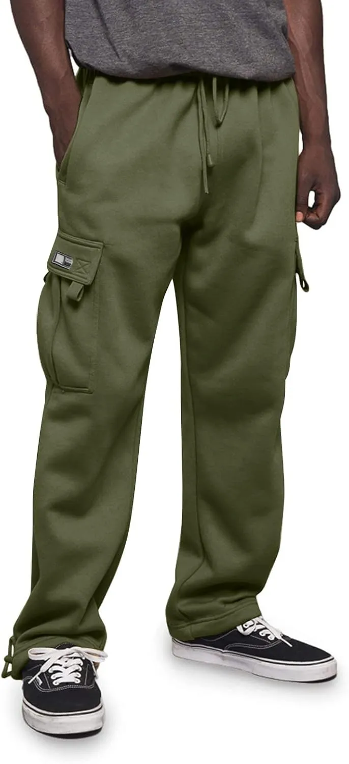 Mens Cargo Pants, Joggers for Men, Men's Casual Cargo Pants Hiking Pants Workout Joggers Athletic Sweatpants