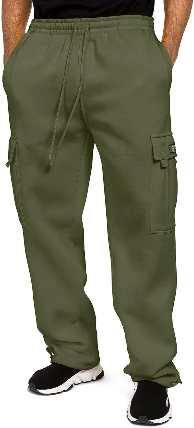 Mens Cargo Pants, Joggers for Men, Men's Casual Cargo Pants Hiking Pants Workout Joggers Athletic Sweatpants