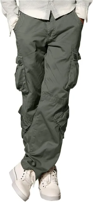 Men's Cargo Pants Jogging Work Trousers Hiking Pants Men Chino Pants Slim Fit Stretch Tight Trousers Casual Elastic