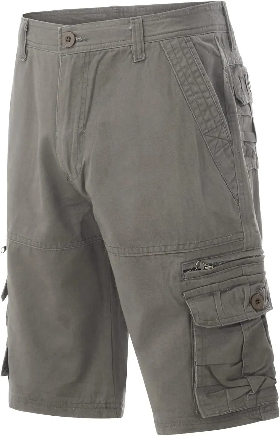 Mens Casual Outdoors Cargo Shorts Summer Shorts Loose Straight Athletic Joggers Overalls Hiking Joggers with Pockets