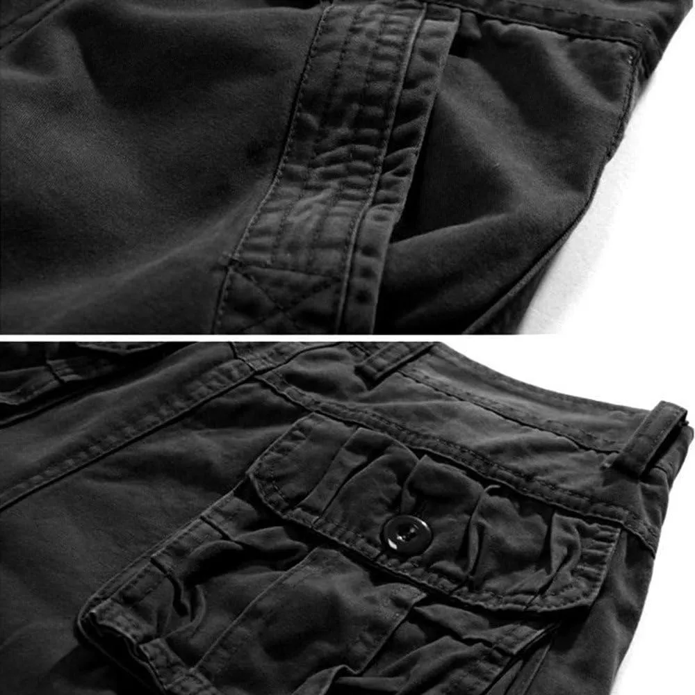 Mens Casual Outdoors Cargo Shorts Summer Shorts Loose Straight Athletic Joggers Overalls Hiking Joggers with Pockets