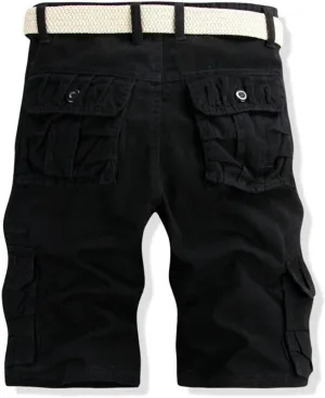 Mens Casual Outdoors Cargo Shorts Summer Shorts Loose Straight Athletic Joggers Overalls Hiking Joggers with Pockets