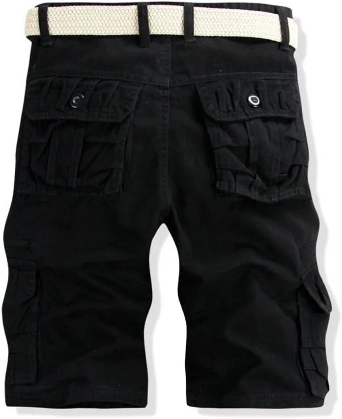 Mens Casual Outdoors Cargo Shorts Summer Shorts Loose Straight Athletic Joggers Overalls Hiking Joggers with Pockets