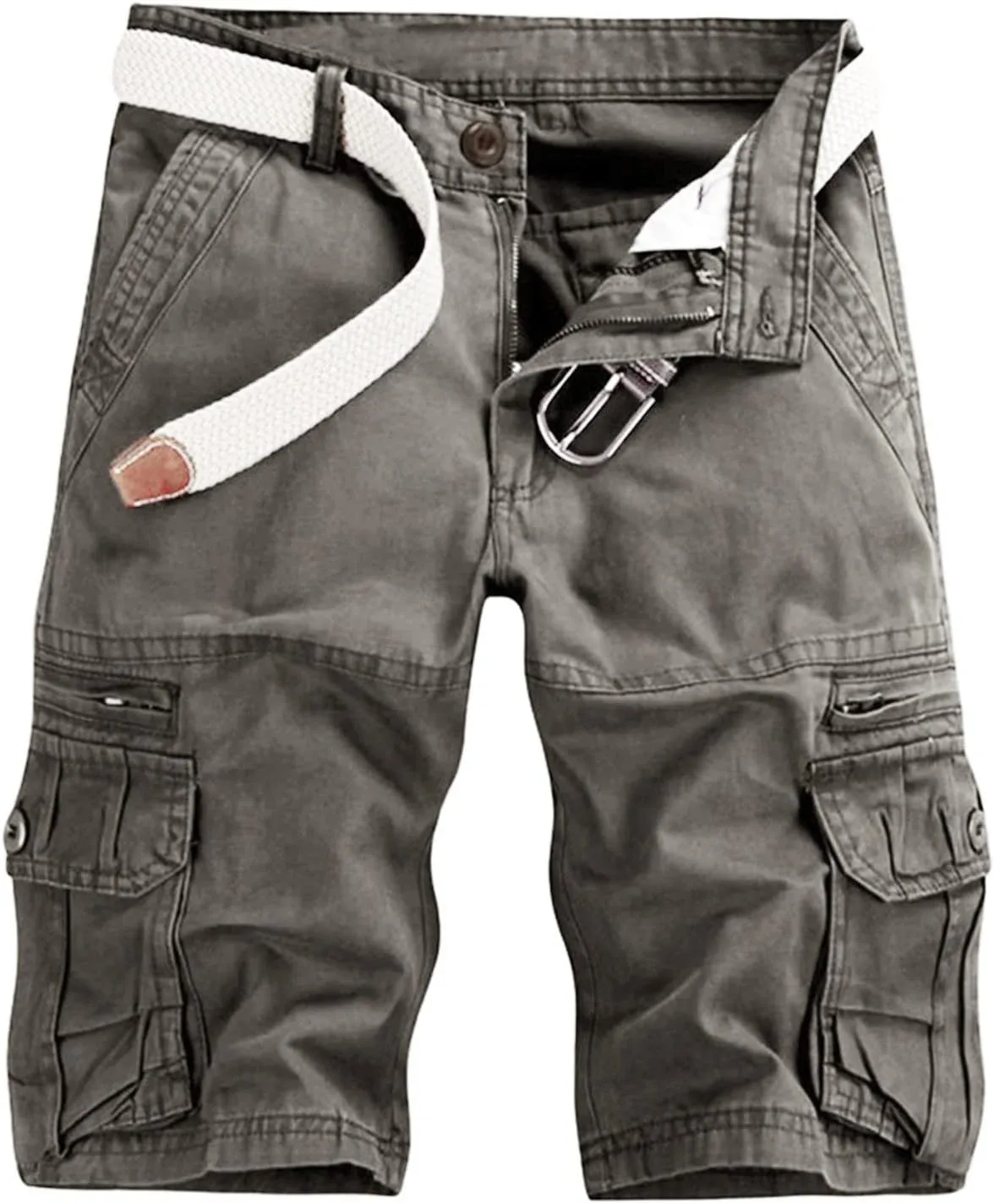 Mens Casual Outdoors Cargo Shorts Summer Shorts Loose Straight Athletic Joggers Overalls Hiking Joggers with Pockets