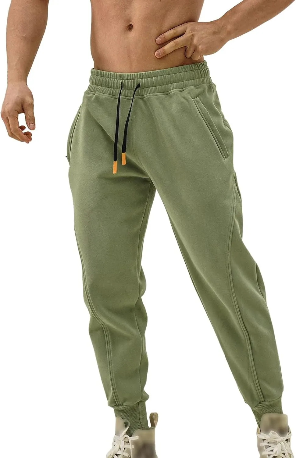 Mens Casual Pants Cargo Trousers Straight Fitness Pant Work Wear Combat Safety Overalls Trouser with Multi-Pockets