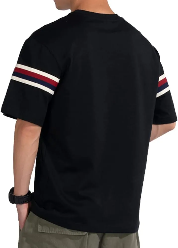 Men's Crew NeckT-Shirt Mens Graphic t-Shirts Men's Fashion Loose T-Shirt