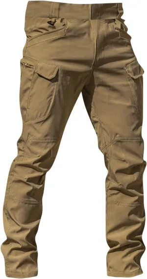 Mens Fall Fashion Hiking Tactical Pants Sweatpants Cargo Pants for Men City Special Service Pants with Pockets