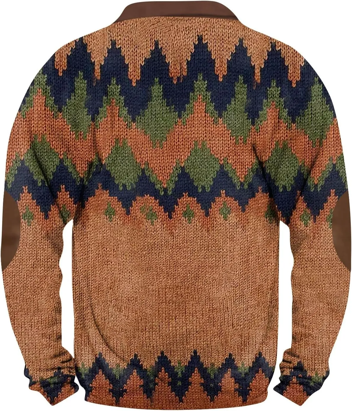 Mens Fall Workout Fashion Prints Long Sleeve V-Neck Casual Zip Up Vintage Cardigan Sweatshirts