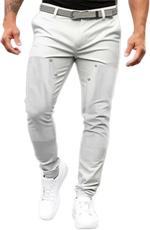 Men's Fleece Cargo Sweatpants Straight Leg Button Fly Joggers Sweatpants Loose Fit Tech Athletic Workout Gym Pants