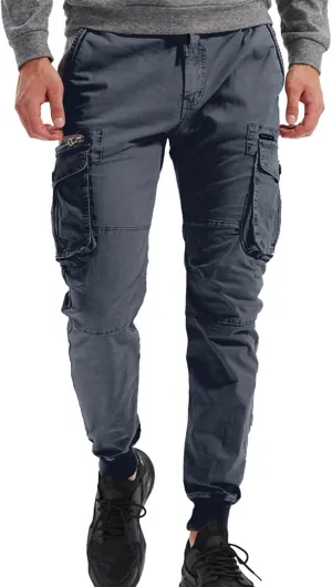 Men's Joggers Leggings Color Pants Casual Multi-Pocket Men's Trousers Tooling Solid Men's Pants Athletic Pants