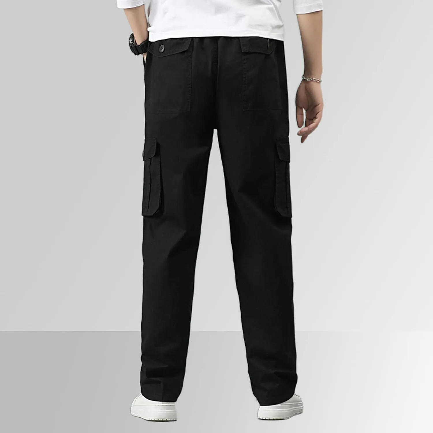 Mens Multi Pockets Cargo Pants Hiking Combat Work Outdoor Trousers Ripstop Wild Cargo Pants with Pockets