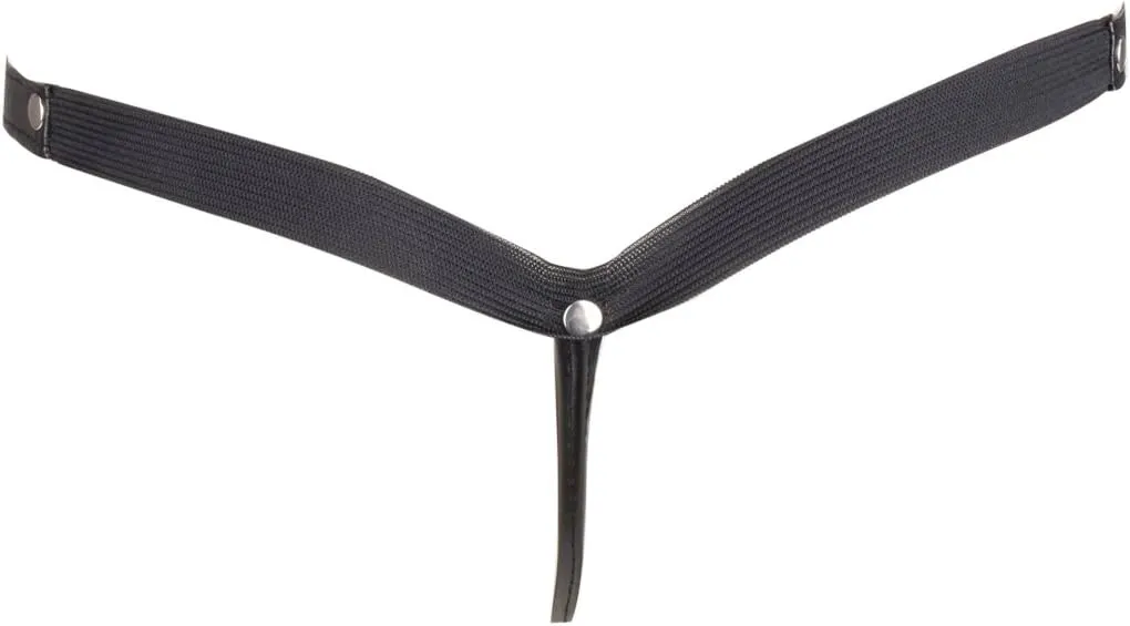 Men's PVC Leather Wet Look Jockstrap Bikinis Front Hole Briefs Underwear Underpants