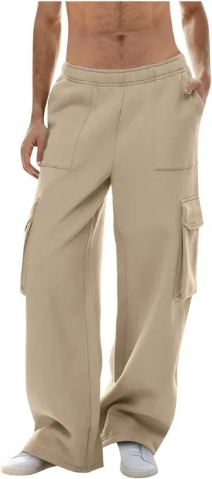 Men's Slim Fit Chino Pants Men's Pants Chain Men's Heavyweight Fleece Cargo Pantsmen's Military Cargo Tactical Pants