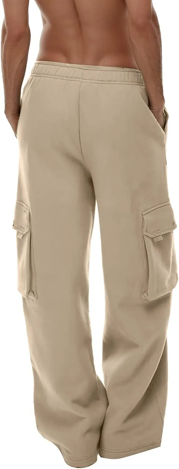Men's Slim Fit Chino Pants Men's Pants Chain Men's Heavyweight Fleece Cargo Pantsmen's Military Cargo Tactical Pants