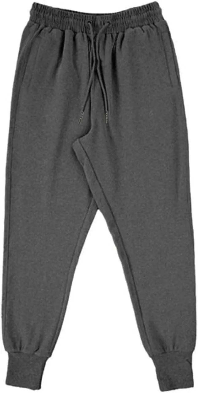 Mens Slim Fit Tapered Track Pants Drawstring Quick Dry Athletic Jogger Sweatpants Outdoor Gym Training Workout Pants