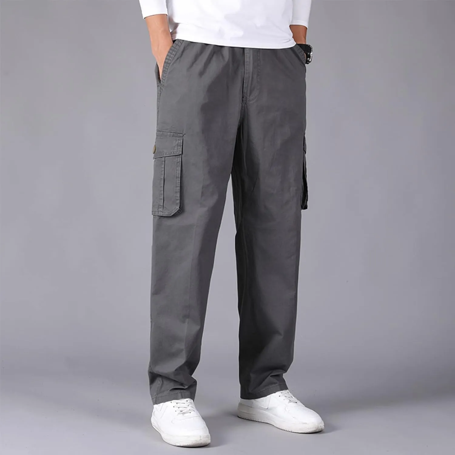 Mens Sweatpants with Pockets Big and Tall Workout Track Pants Comfortable Slim Fit Tapered Sweatpants Mens Cargo Pants