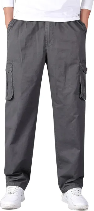 Mens Sweatpants with Pockets Big and Tall Workout Track Pants Comfortable Slim Fit Tapered Sweatpants Mens Cargo Pants