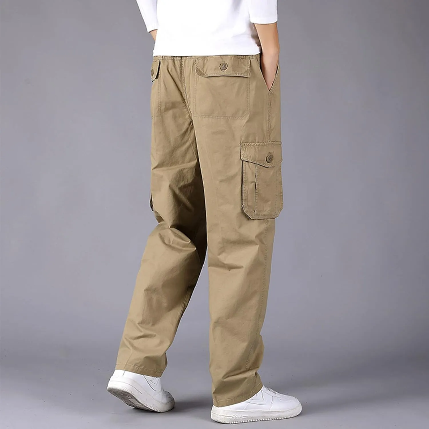 Mens Sweatpants with Pockets Big and Tall Workout Track Pants Comfortable Slim Fit Tapered Sweatpants Mens Cargo Pants
