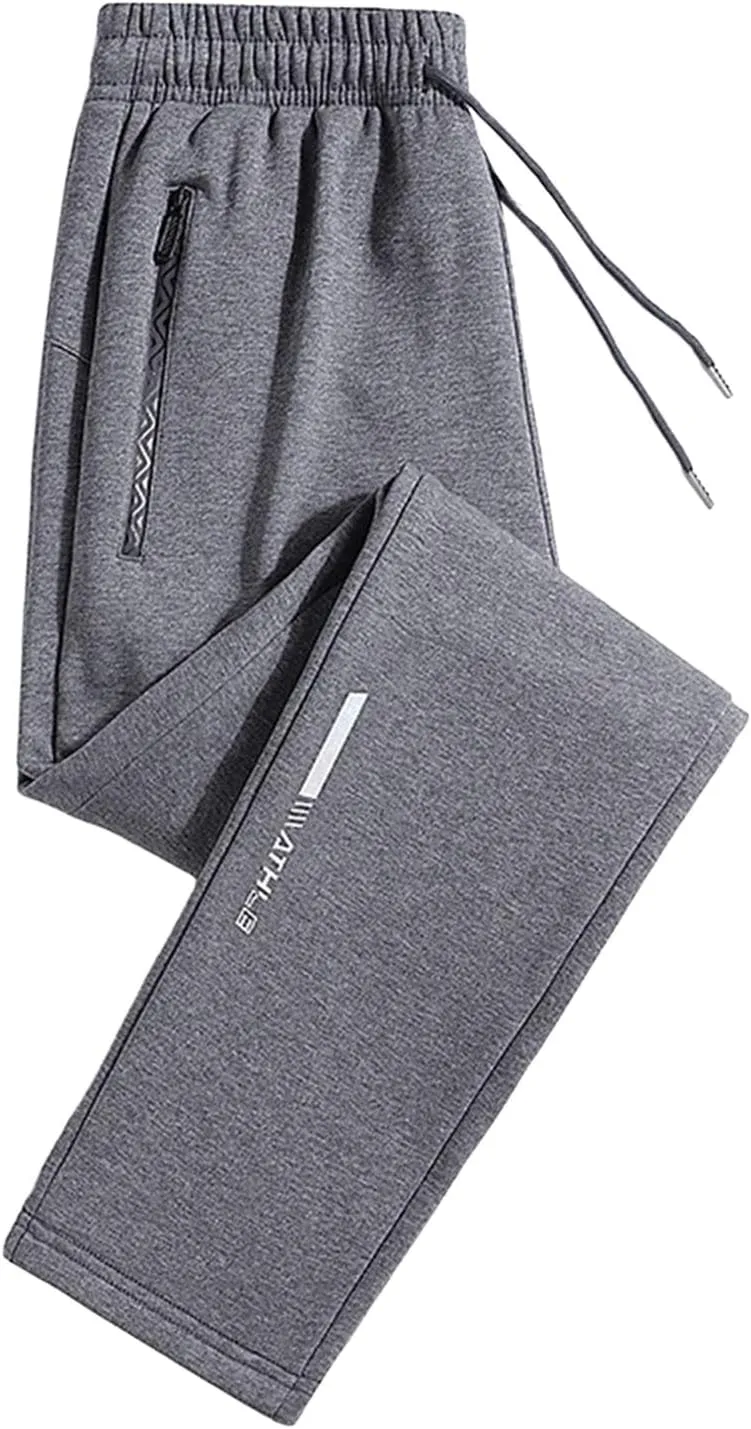Mens Tracksuit Bottoms Pants Casual Stretchy Joggers Loungewear Sweatpant Loose Elastic Waist Cargo Pant