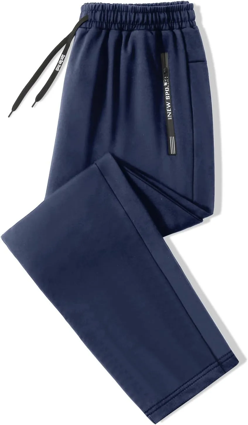 Mens Tracksuit Bottoms Pants Casual Stretchy Joggers Loungewear Sweatpant Loose Elastic Waist Cargo Pant