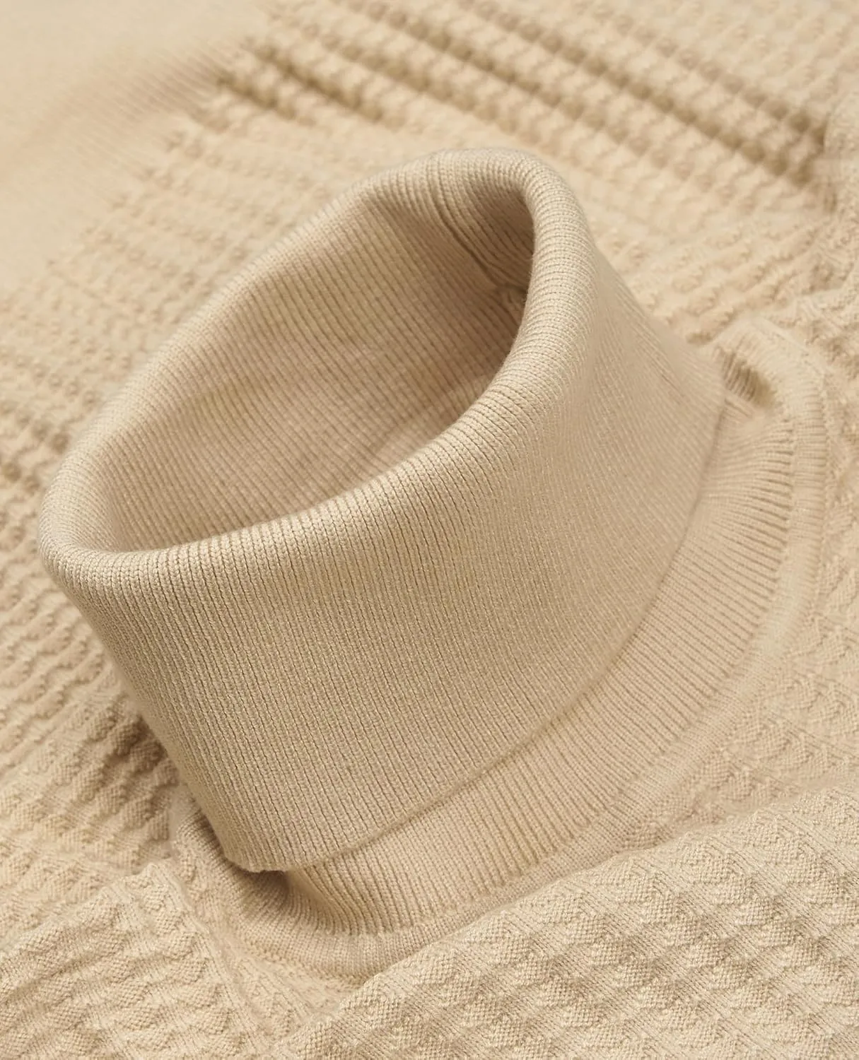 Men's Turtleneck Sweater Slim Fit Turtle Neck Sweater for Men Long Sleeve Pullover Sweater Thermal Sweater