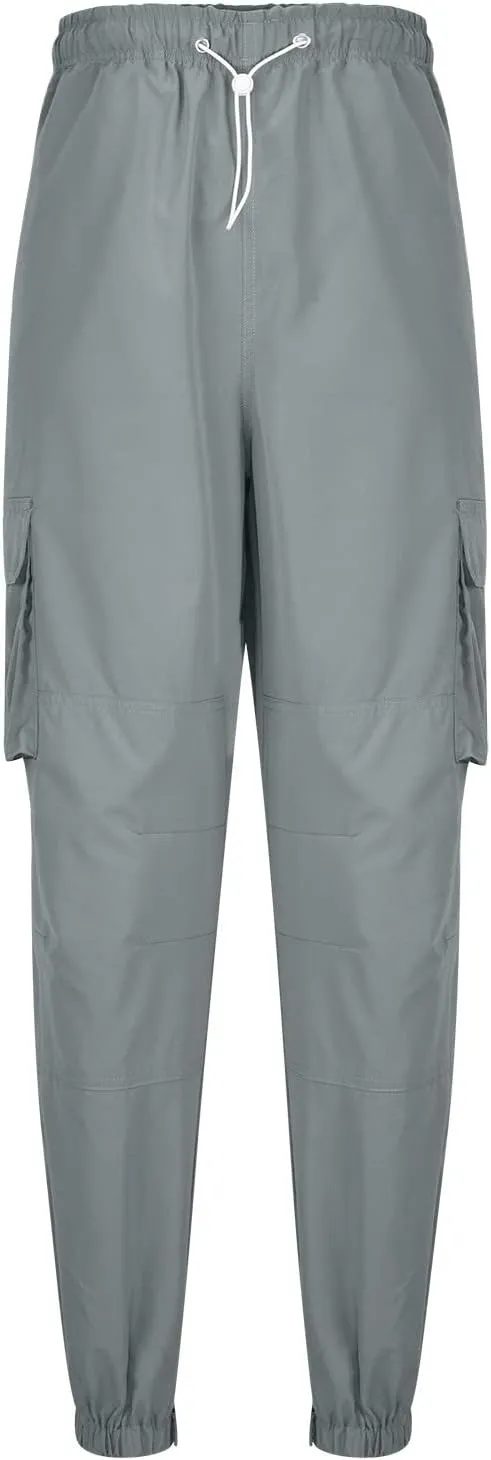 Mens Workout Cargo Sweatpants Pants Men's Sweatpants Slim Fit Tapered Gym Running Workout Pants Athletic Drawstring
