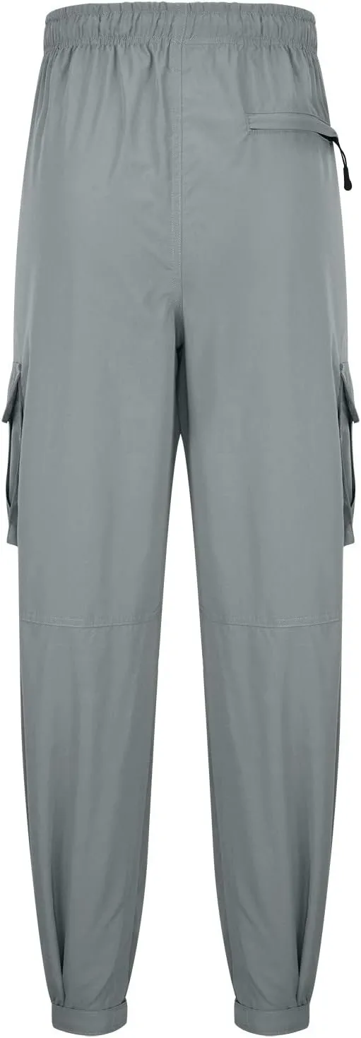 Mens Workout Cargo Sweatpants Pants Men's Sweatpants Slim Fit Tapered Gym Running Workout Pants Athletic Drawstring