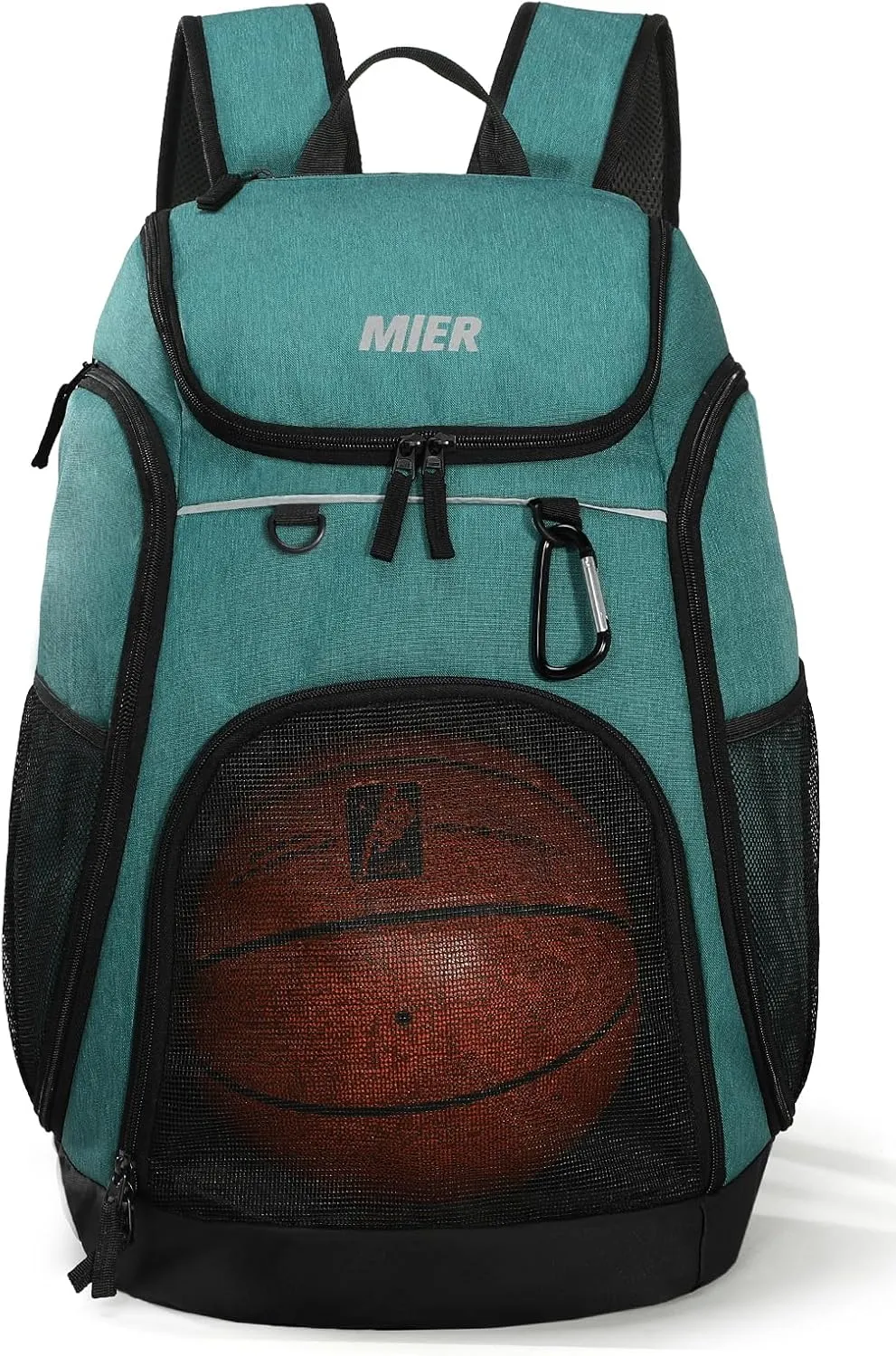 MIER Basketball Backpack Large Sports Soccer Bag with Ball/Shoes Holder for Men Women Volleyball Gym Equipment Training, 40L