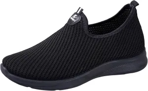 Non Slip Work Sport Shoes for Men Comfortable Breathable Lightweight Tennis Shoe Arch Support Plantar Fasciitis