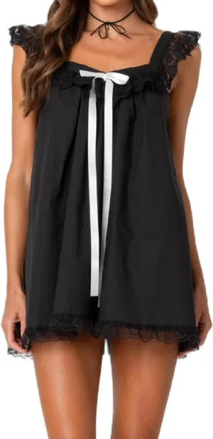 NUFIWI Y2K Ruffle Hem Babydoll Mini Dresses Square Neck Spaghetti Strap Short Dresses Boho Flowy Patchwork Sundress Vocation