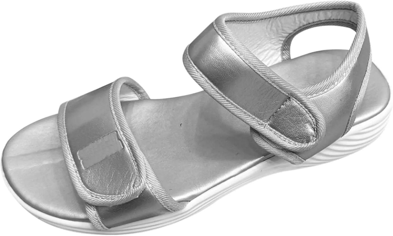 Orthopedic Sandals for Women Arch Support Mesh Ankle Strap Hiking Sandals Summer Open Toe Slip On Walking Shoes Comfortable Wide Width Sport Shoes
