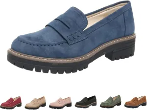 Orthoture- Orthopaedic Thick-Soled Loafers,Stirrup Shoes,Women's Orthopaedic Shoes,Women's Round Toe Walking Shoes