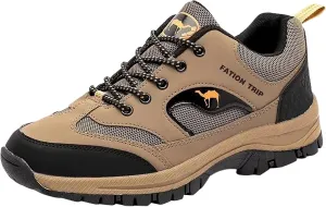 Outdoor Mountaineering Men Shoes Breathable and Durable Hiking Lace Up Men Hiking Shoes Basketball Sneaker