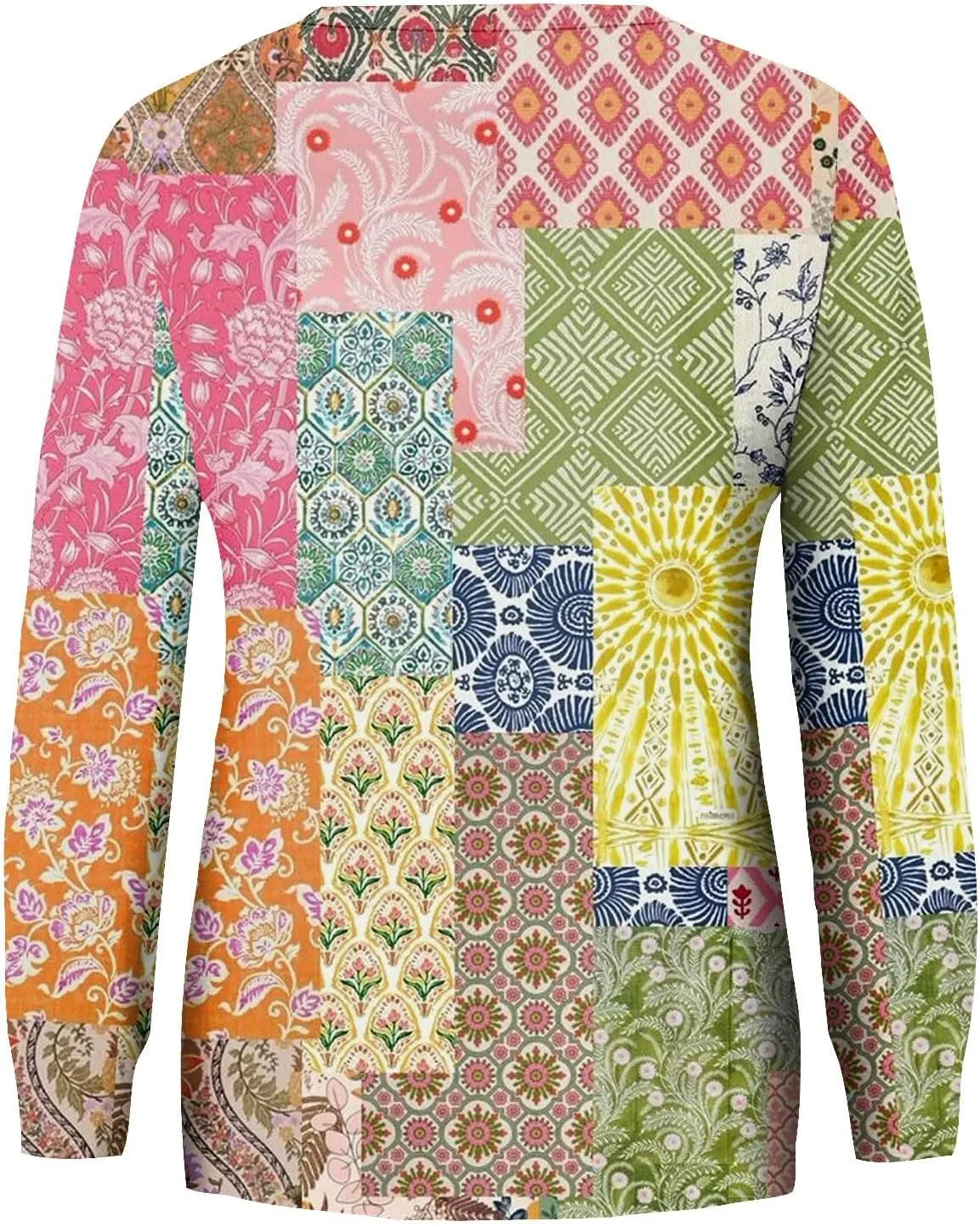 Oversized Sweatshirt For Women Plus Size Long Sleeve Fall Tops Side Split Crewneck Pullover