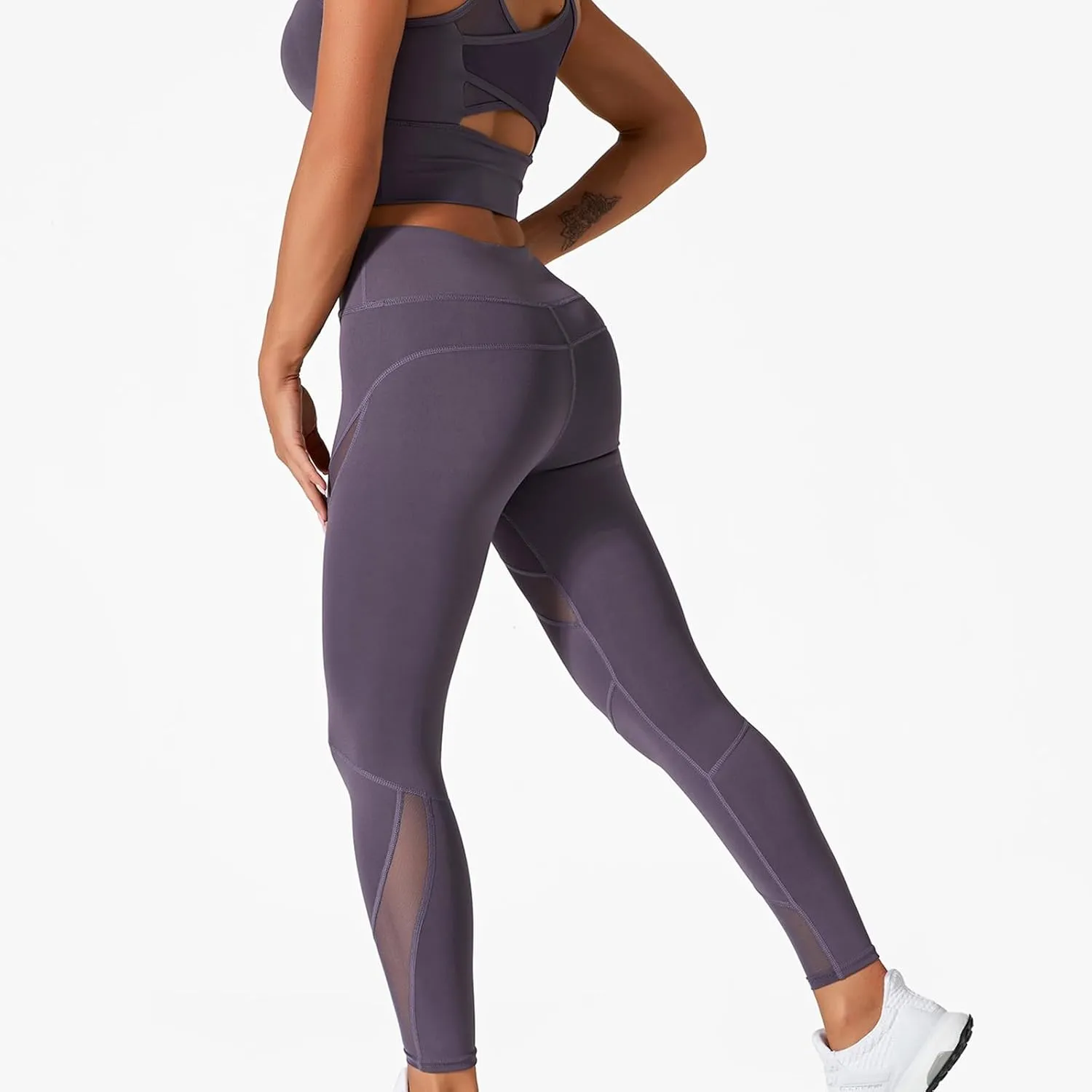 Pants for Women Leggings Women Solid High Waist Activewear Jogger Pants Black Gym Tights Spandex Leggings Haul