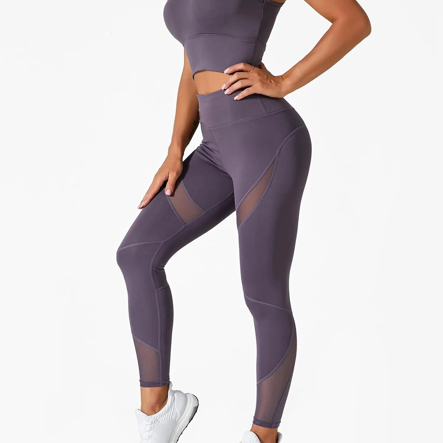 Pants for Women Leggings Women Solid High Waist Activewear Jogger Pants Black Gym Tights Spandex Leggings Haul