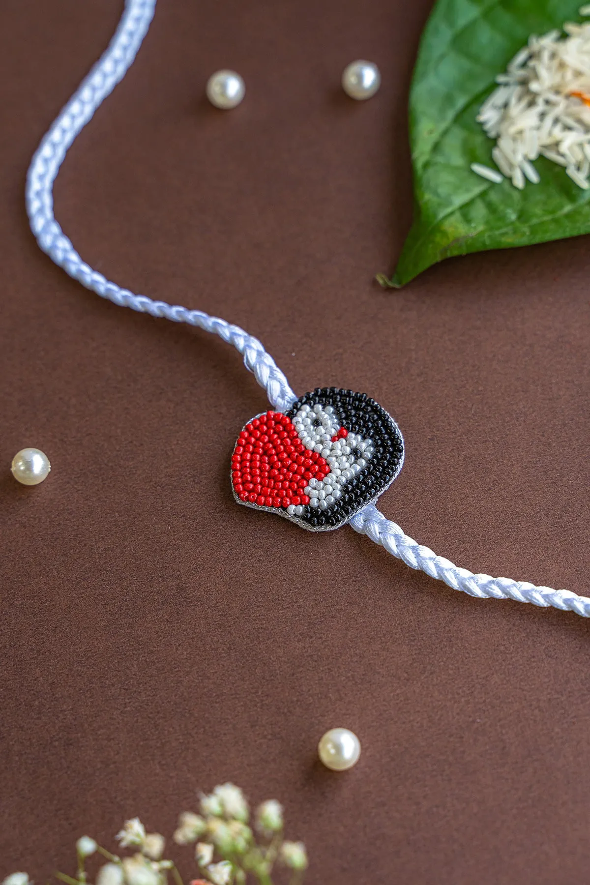 Penguin Embroidered Rakhi